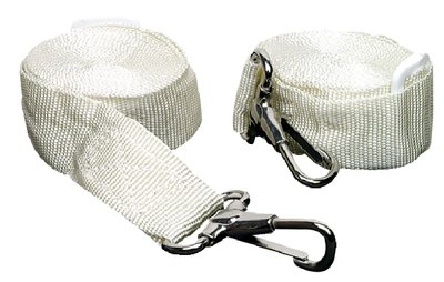 Adjustable Bimini Top Straps (pair)-White